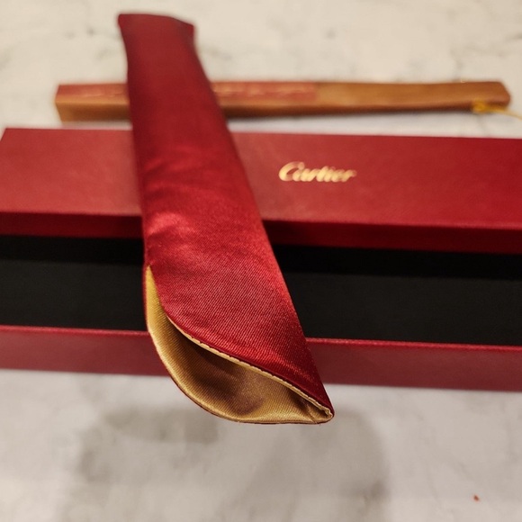 New Cartier Panthère Accordion Fan Art Gold Decorative Accents & Jade Handle - Picture 8 of 11